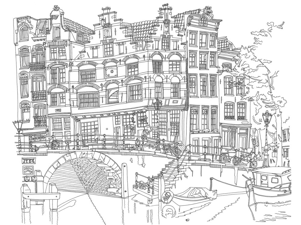 souvenir-drawing-brouwersgracht-amsterdam