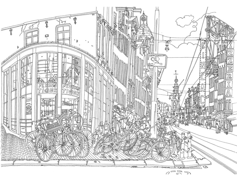 drawing-detail-rembrandtsquare-amsterdam