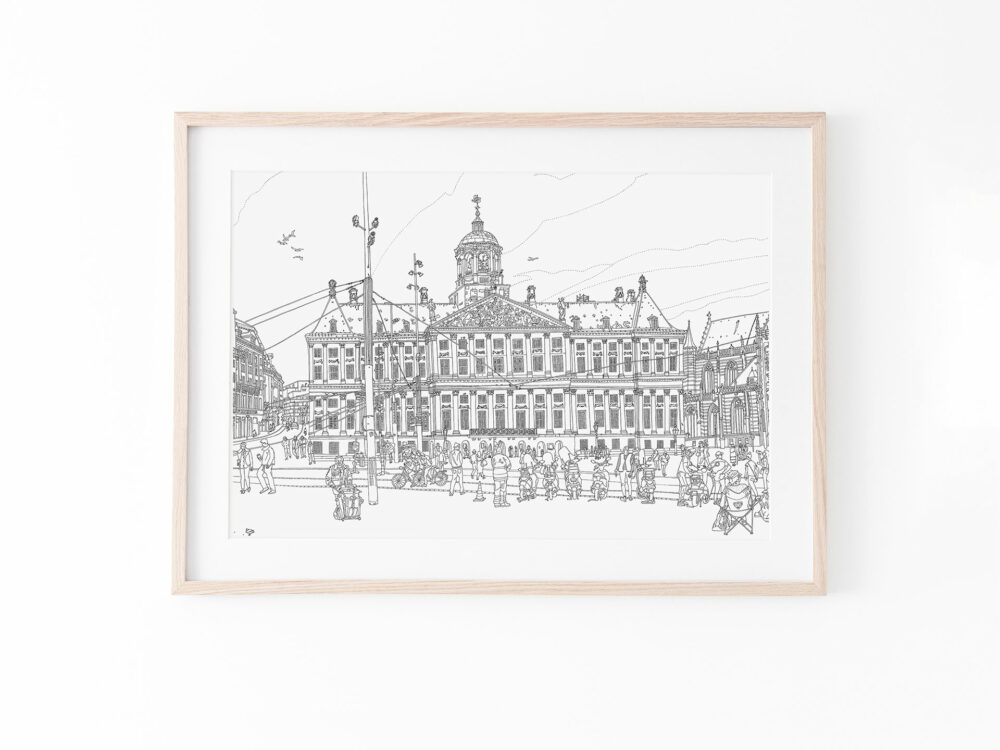 drawing-interior-royalpalace-amsterdam