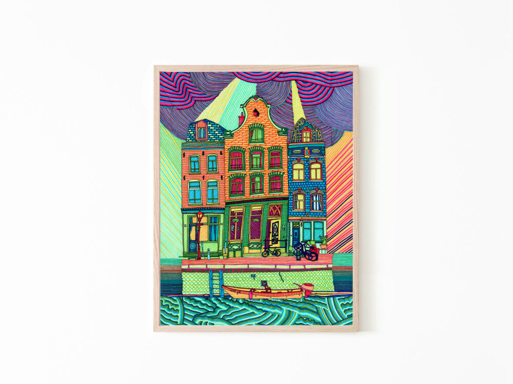 print-colour-amsterdam-canalhouse
