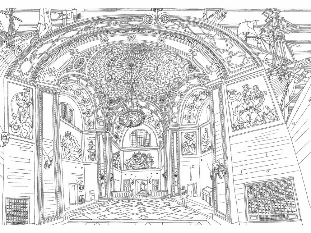 line-drawing-interior-losangelos