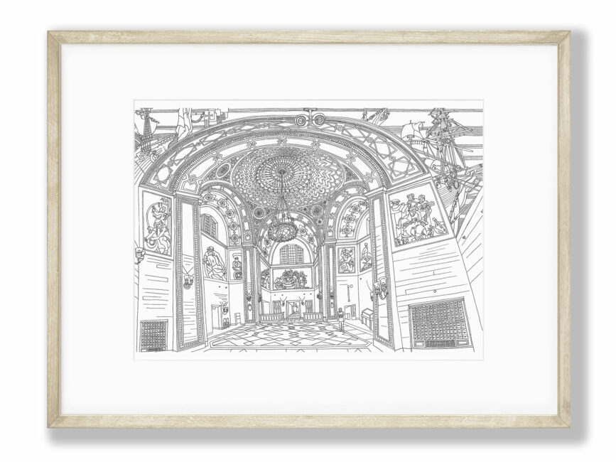 line-drawing-print-los-angelos