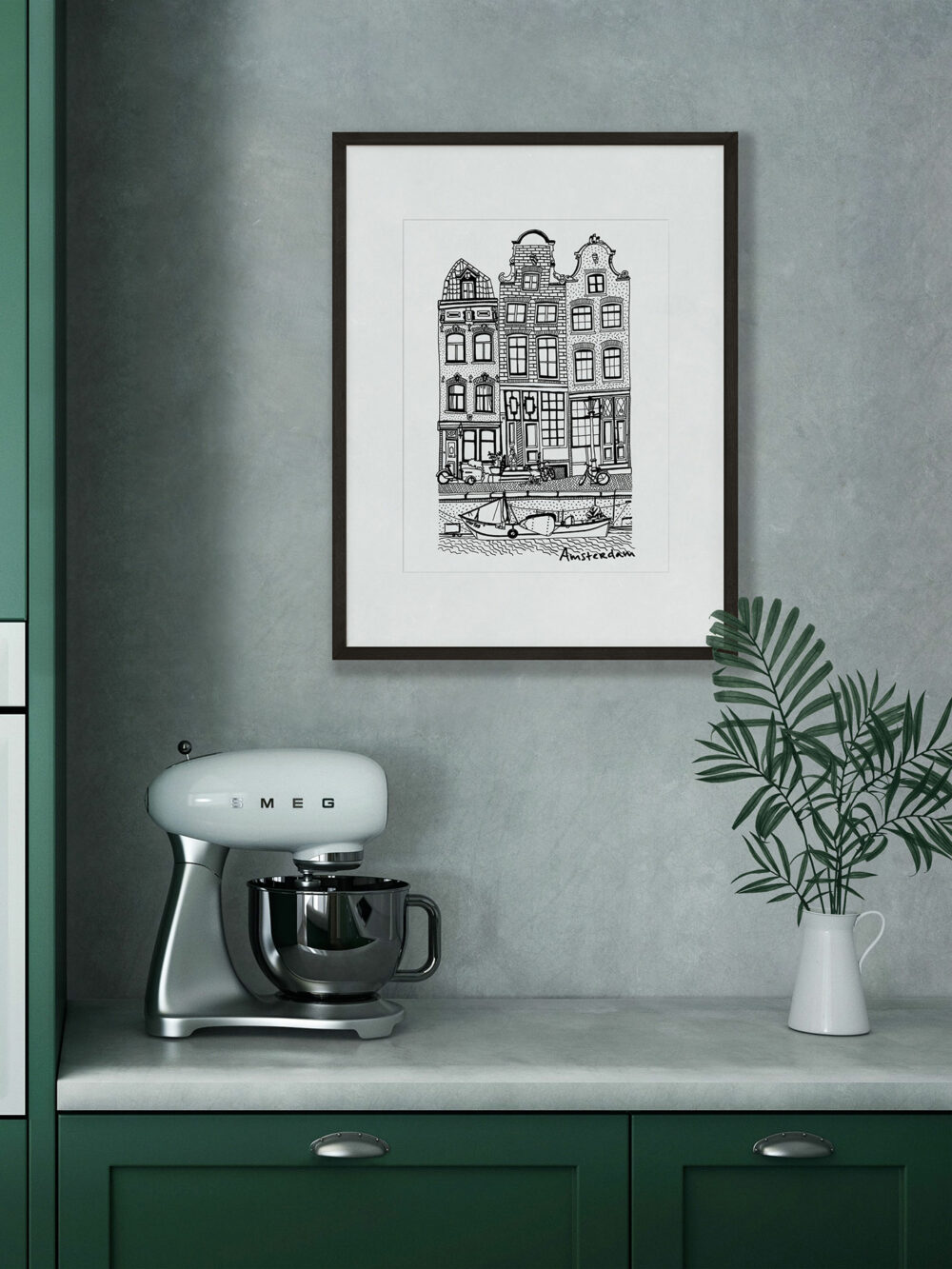 drawing-frame-canalhouses-amsterdam-interior