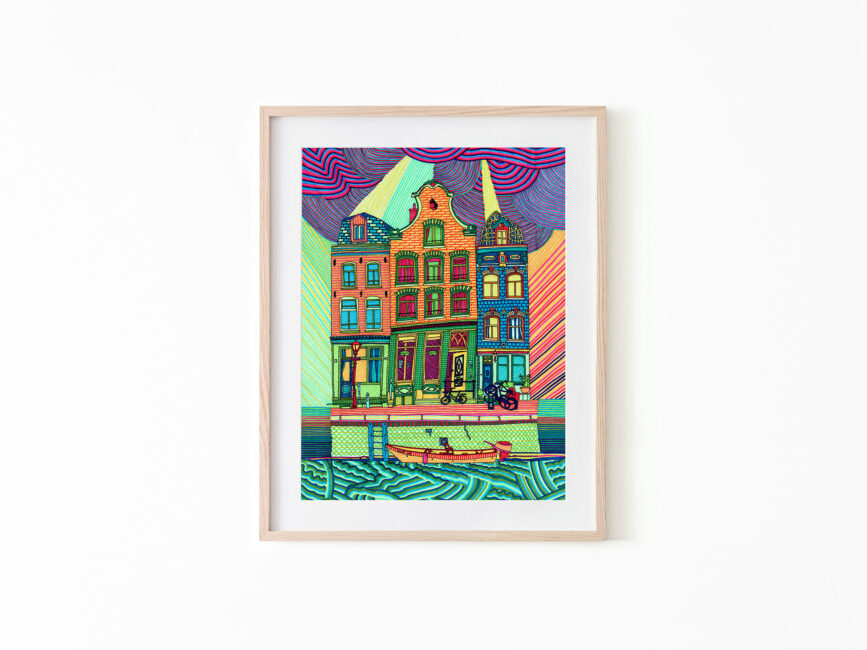 print-drawing-beautiful-amsterdam