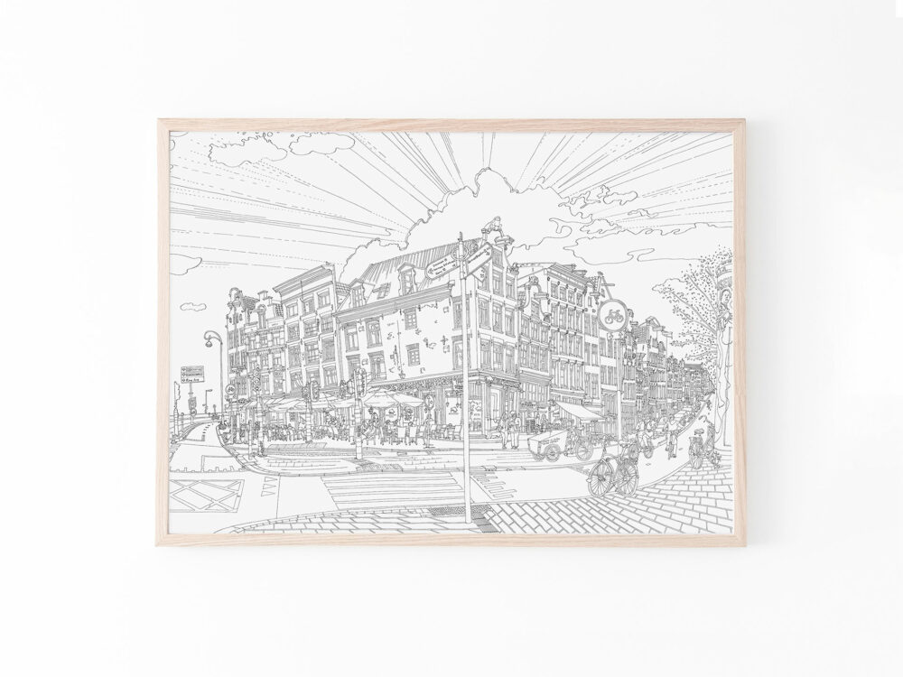 drawing-poster-homesweethome-amsterdam