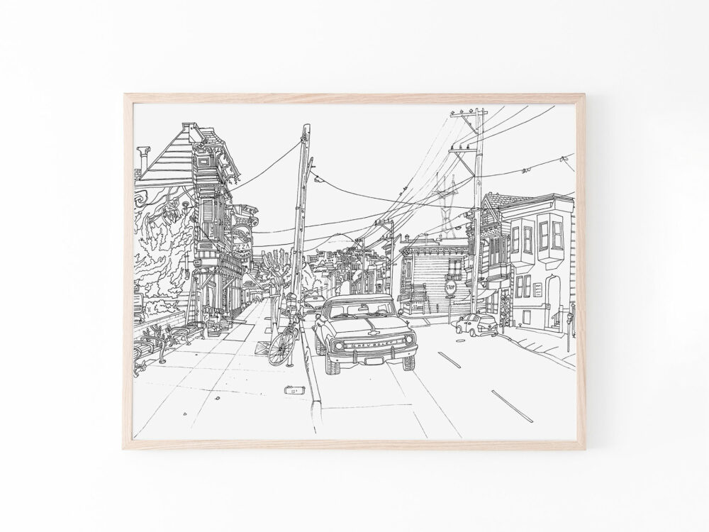 drawing-poster-sanfrancisco