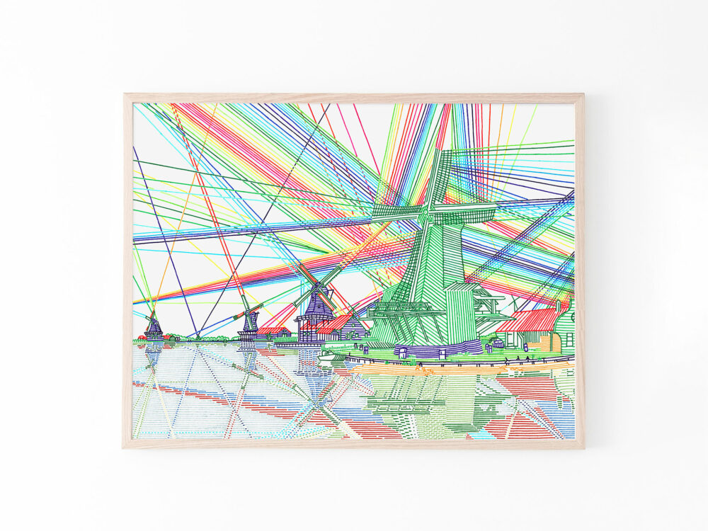 print-drawing-rainbow-colour-zaanseschans