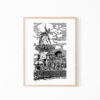 art-windmill-blackandwhite-frame