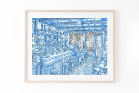 Delft Blue drawing elles