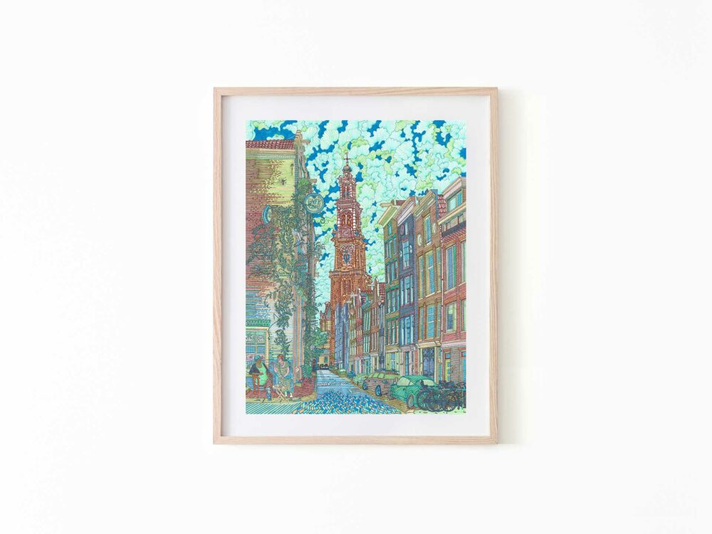 Westertoren Colour poster