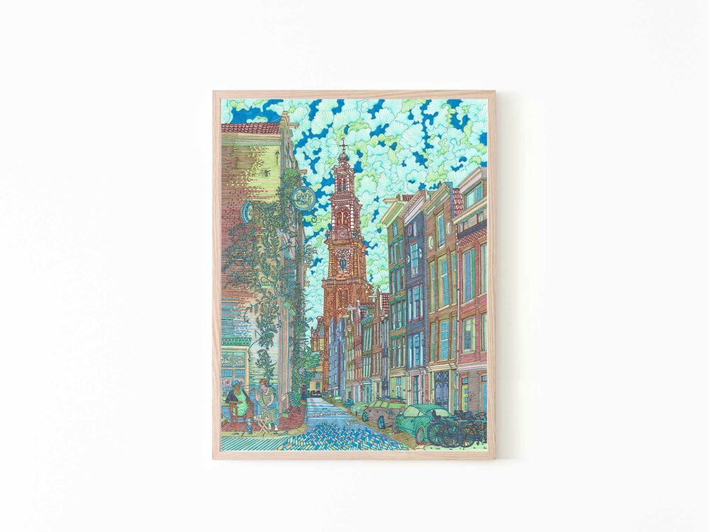 Westertoren Colour print